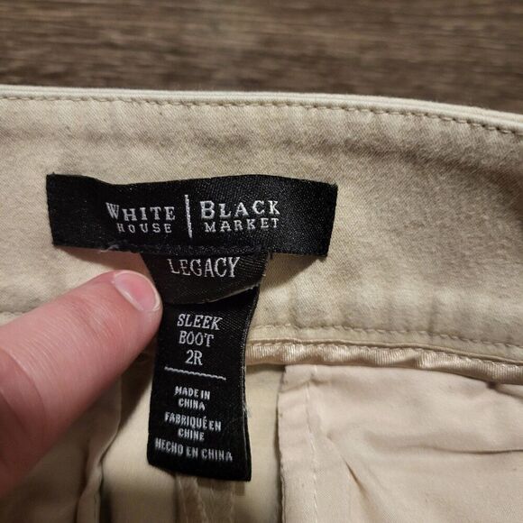 White House Black Market WHBM Legacy Sleek Boot Cut Fit Pant Women's Size 2R - Picture 7 of 10
